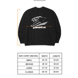 "COUGAR" SWEATSHIRT IN CAVIAR