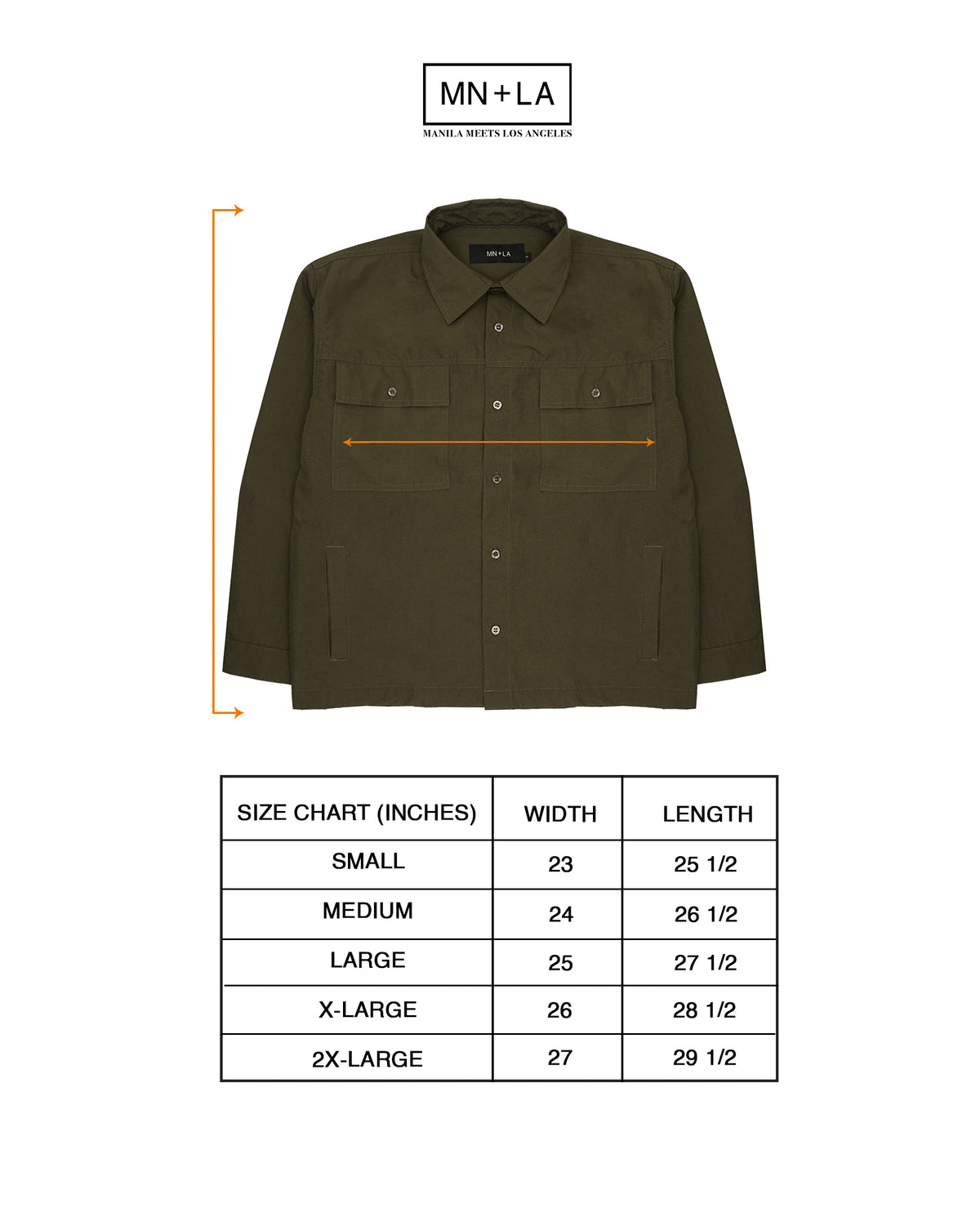 SHINOBI OVERSHIRT IN OLIVE