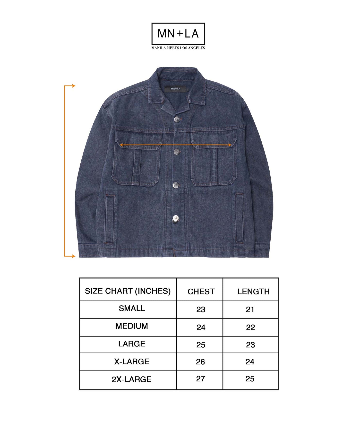 CHORE JACKET V2 IN FOG DENIM