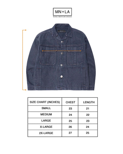 CHORE JACKET V2 IN FOG DENIM