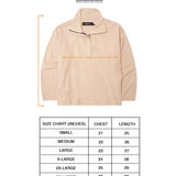 QUARTER ZIP L/S TEE IN ALABASTER