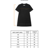 LITTLE HUMAN™ STRIPED POCKET DRESS IN ANTHRACITE