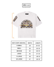 "LAST SUPPER" TEE IN WHITE