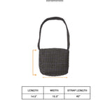 "FLOW" CROSS BAG IN PIGEON PLAID