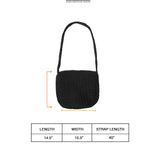 "FLOW" CROSS BAG IN MIDNIGHT CORDUROY
