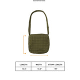 "FLOW" CROSS BAG IN RESEDA GREEN