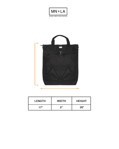 "WORLD TOUR" 3-WAY NYLON BACK PACK