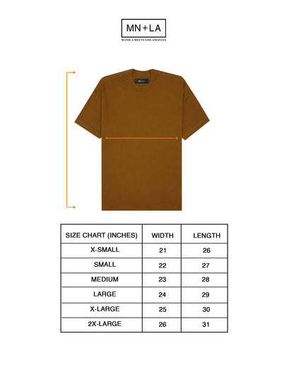 BOX TEE IN RUST