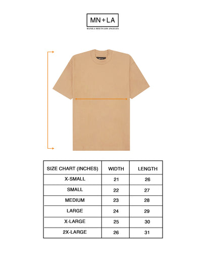 BOX TEE IN WHEAT