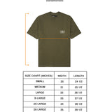 TWIN M'$ LOUNGE TEE IN OLIVE