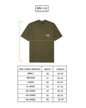 TWIN M'$ LOUNGE TEE IN OLIVE