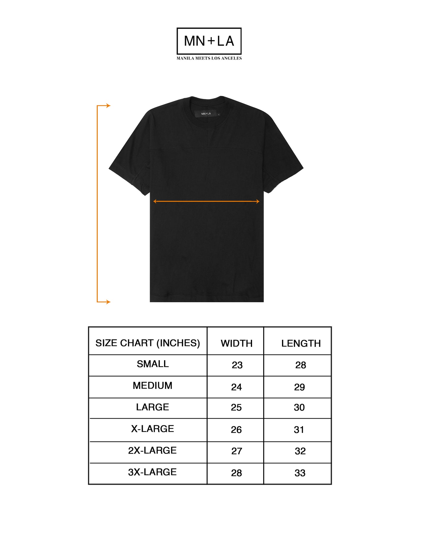 STRIDE TEE IN CAVIAR