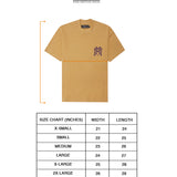 M'$ UNIVERSITY V2 TEE IN MUSTARD