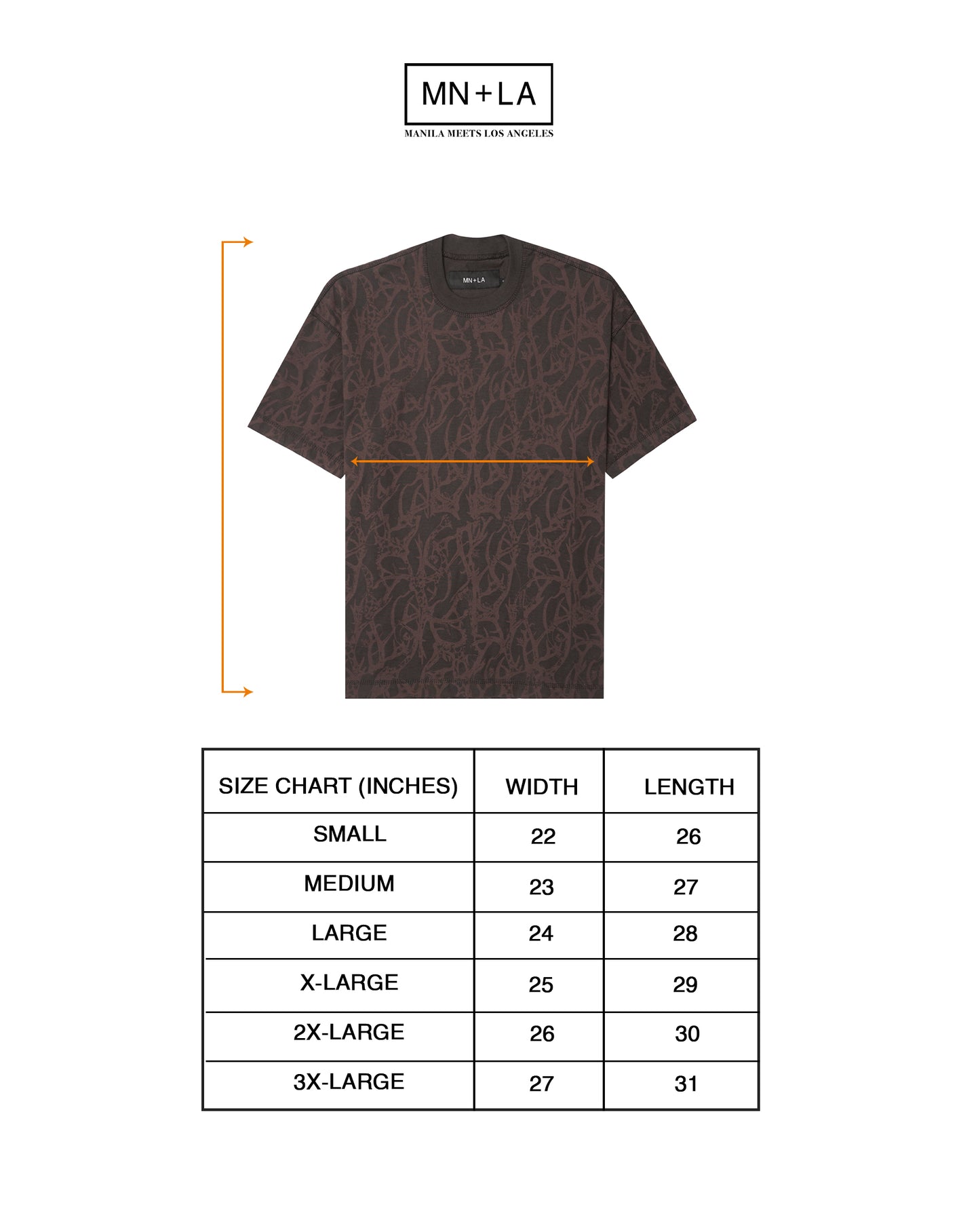"VINES AND THORNS" BOX TEE IN CHARCOAL GREY