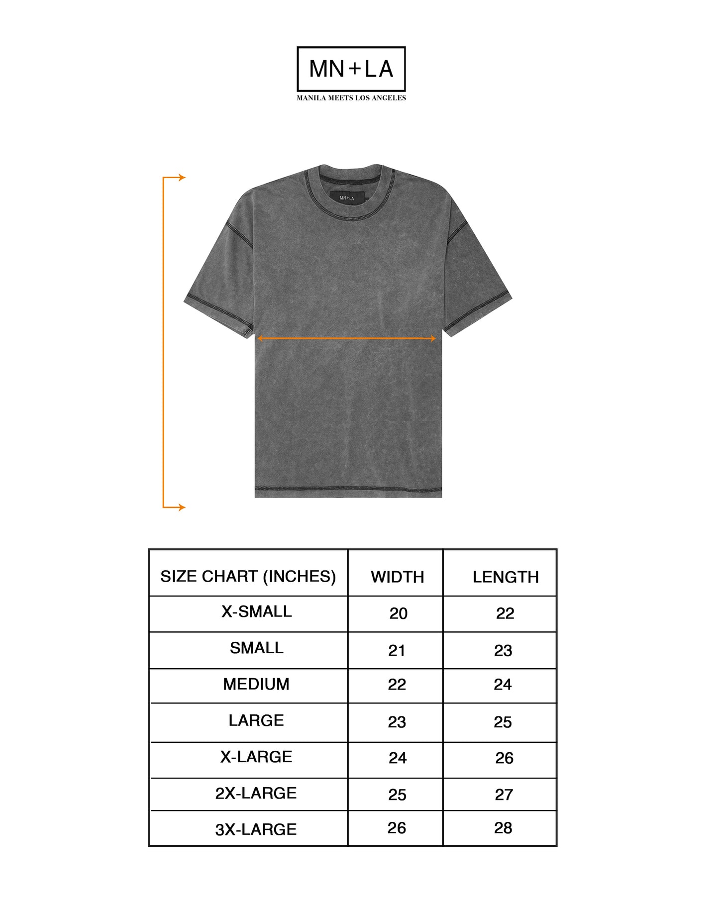 BOX LITE TEE IN ASH GREY