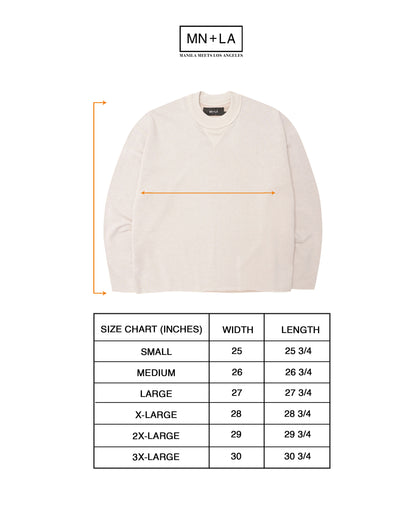 CUTOFF MILITIA SWEATSHIRT IN FOSSIL