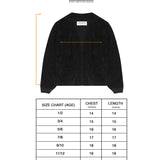 LITTLE HUMAN™ TOWEL CARDIGAN IN ANTHRACITE