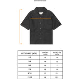 LITTLE HUMAN™ 4 POCKET CUBAN SHIRT IN ANTHRACITE