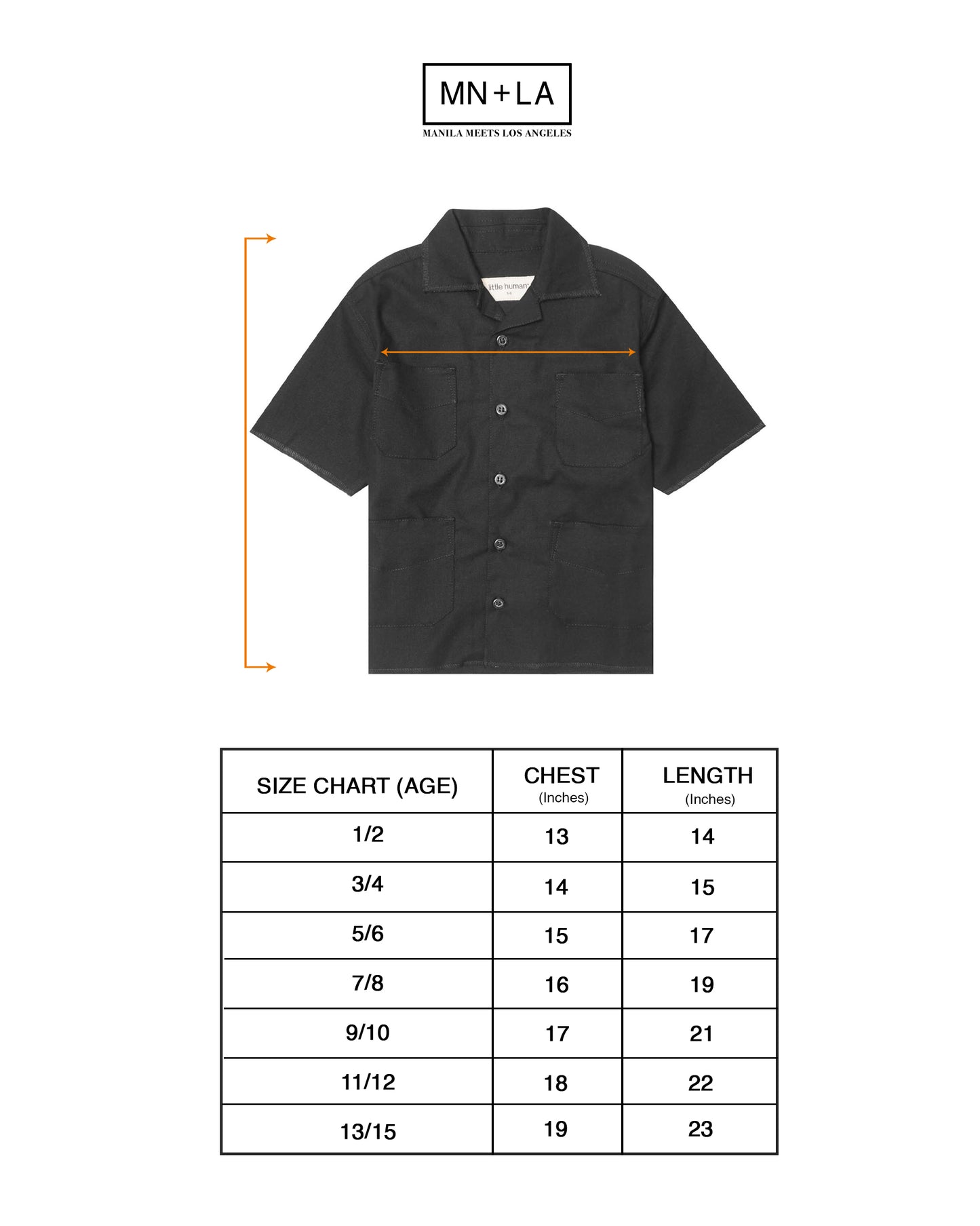 LITTLE HUMAN™ 4 POCKET CUBAN SHIRT IN OLIVE