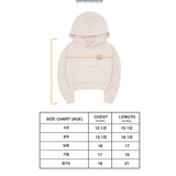 "CRAYONS" LITTLE HUMAN™ HOODIE IN OAT