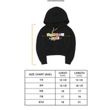 "SUN IS OUT" LITTLE HUMAN™ HOODIE IN CAVIAR