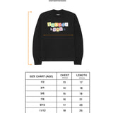 "SUN IS OUT" LITTLE HUMAN™ LONGSLEEVE TEE IN CAVIAR