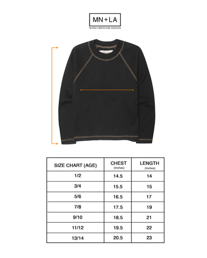 LITTLE HUMAN™ EXO™ LONGSLEEVE TEE IN ANTHRACITE/OLIVE