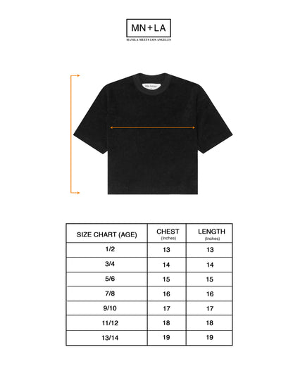 LITTLE HUMAN™ TOWEL TEE IN ANTHRACITE