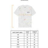 "PAINT SPLAT" LITTLE HUMAN™ TEE IN WHITE