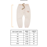 "CRAYONS" LITTLE HUMAN™ SWEATPANTS IN OAT