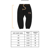 "CRAYONS" LITTLE HUMAN™ SWEATPANTS IN ANTHRACITE