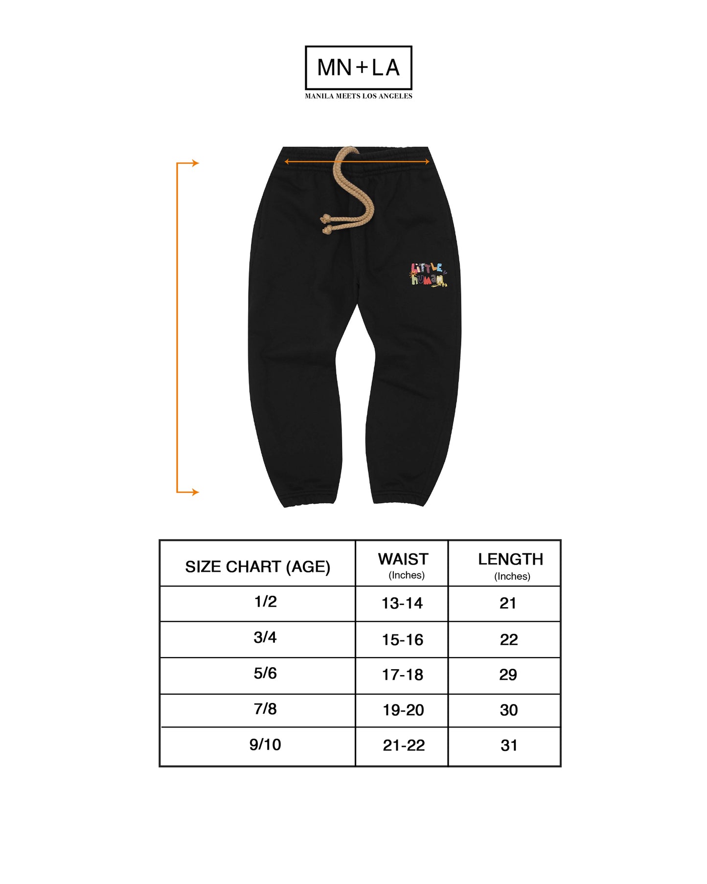 "CRAYONS" LITTLE HUMAN™ SWEATPANTS IN ANTHRACITE