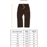 LITTLE HUMAN™ CARGO LOUNGE PANTS IN WOOD