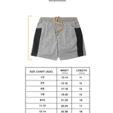 LITTLE HUMAN™ STRIDE SHORTS IN HEATHER GREY