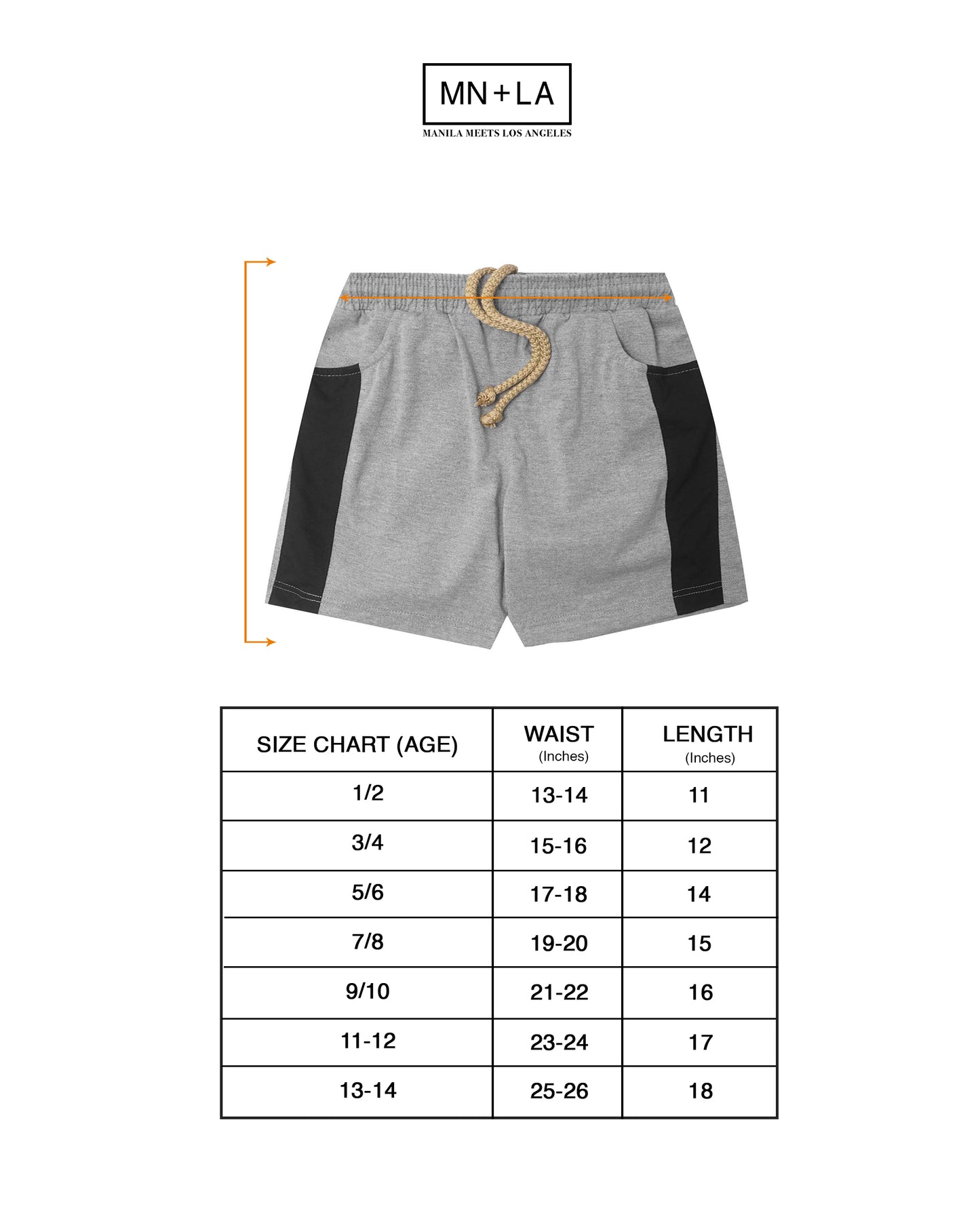 LITTLE HUMAN™ STRIDE SHORTS IN HEATHER GREY