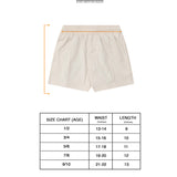 "PAINT SPLAT" LITTLE HUMAN™ PLEATED SHORTS IN OAT