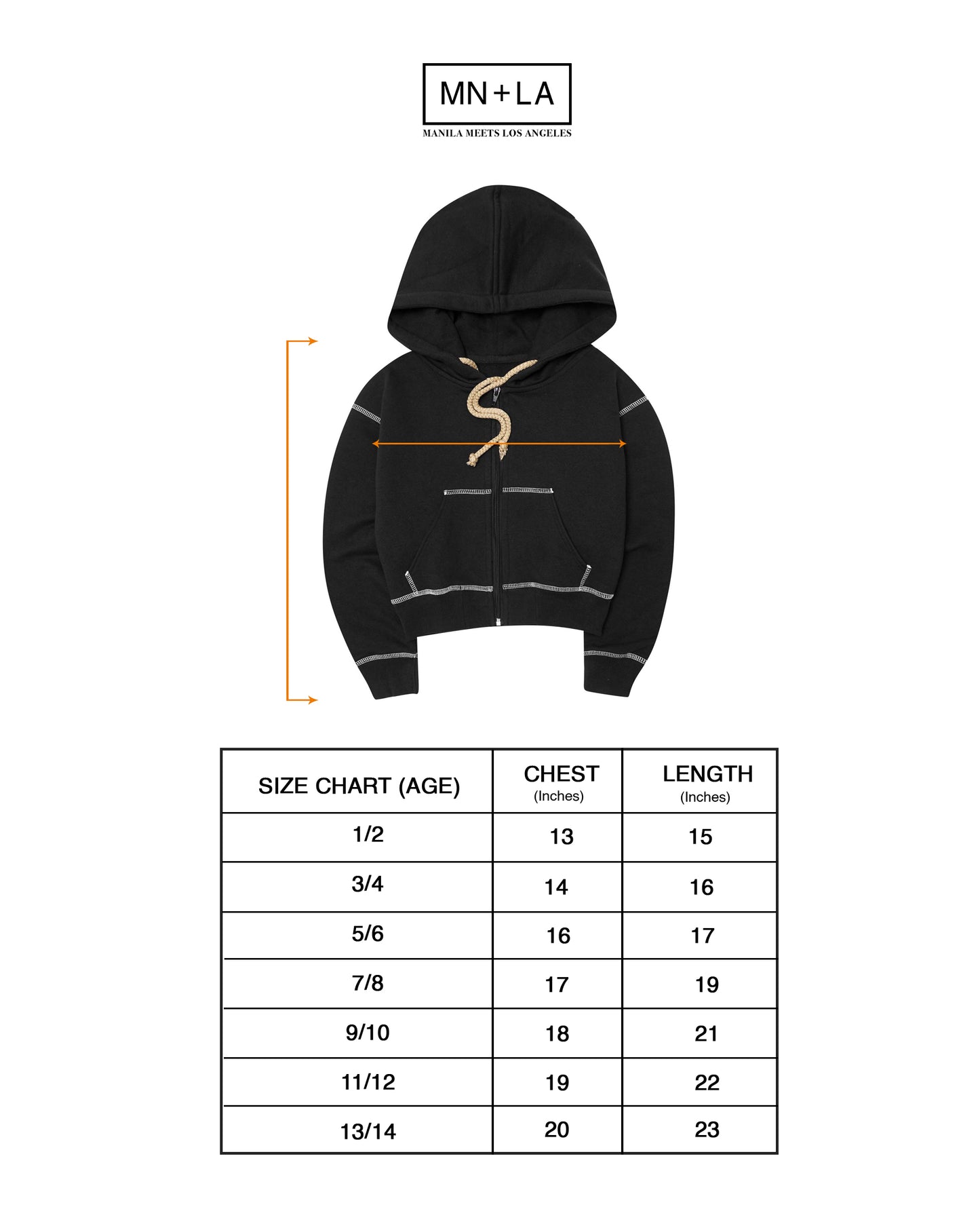 LITTLE HUMAN™ ZIP HOODIE IN ANTHRACITE