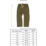 "PAINT SPLAT" LITTLE HUMAN™ CARGO PANTS IN OLIVE