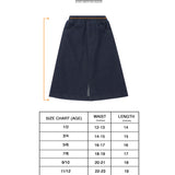 LITTLE HUMAN™ DENIM SKIRT IN DARK NAVY