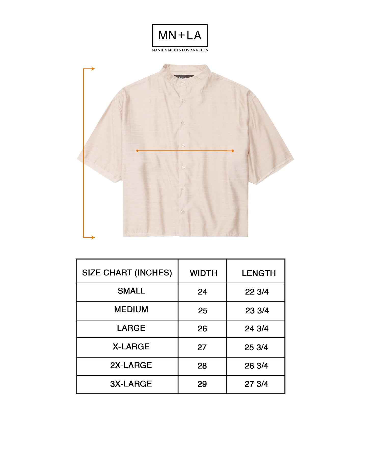MANDARIN S/S SHIRT