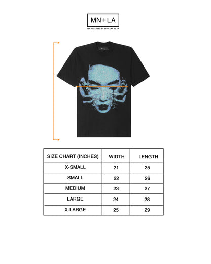 "TEARS IN THE RAIN" TEE IN CAVIAR