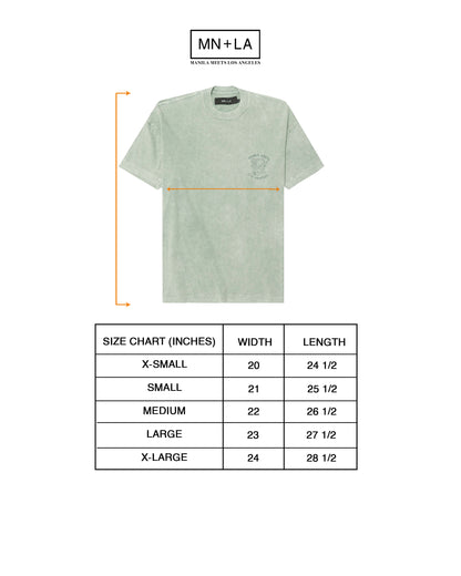 NAUGHTY N' NICE "DRAGON'S LUCK" TEE IN TEMPLE JADE