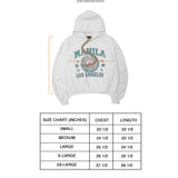 "THORN M'$" HOODIE IN WHITE