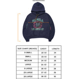 "FAST LANE" HOODIE IN NAVY