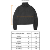 QUARTER ZIP L/S TEE V2 IN MIDNIGHT HEATHER