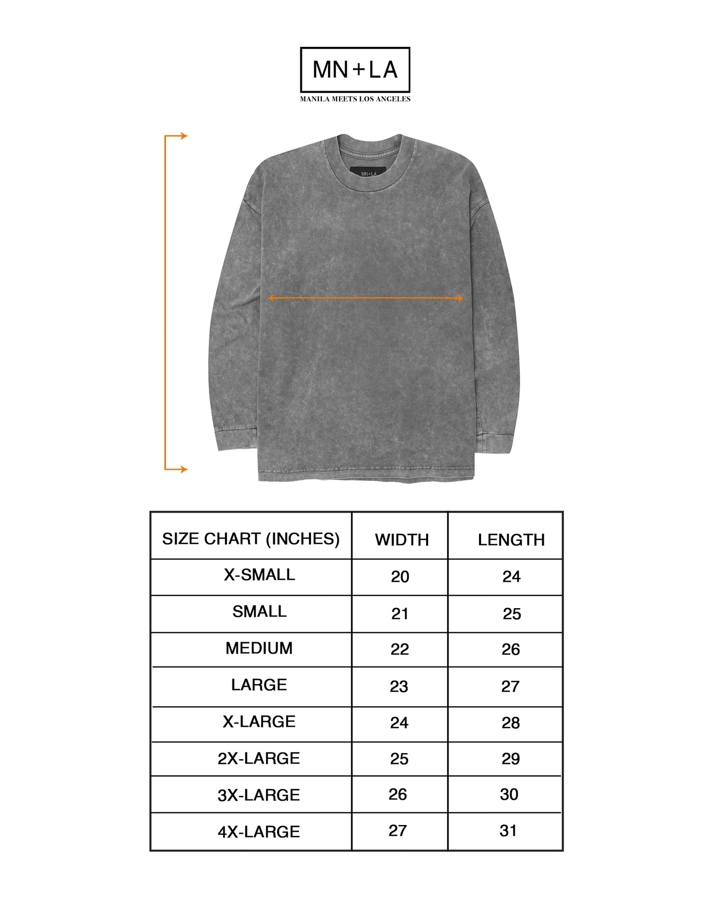 LONGSLEEVE TEE IN MOON GREY