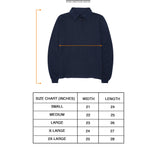 "CLUB" L/S POLO SHIRT IN CAVIAR
