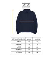 "CLUB" L/S POLO SHIRT IN CAVIAR