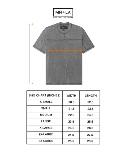 STRIDE TEE IN MOON GREY