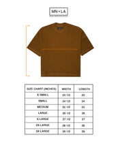 WAFFLE WEAVE VAST TEE IN RUST